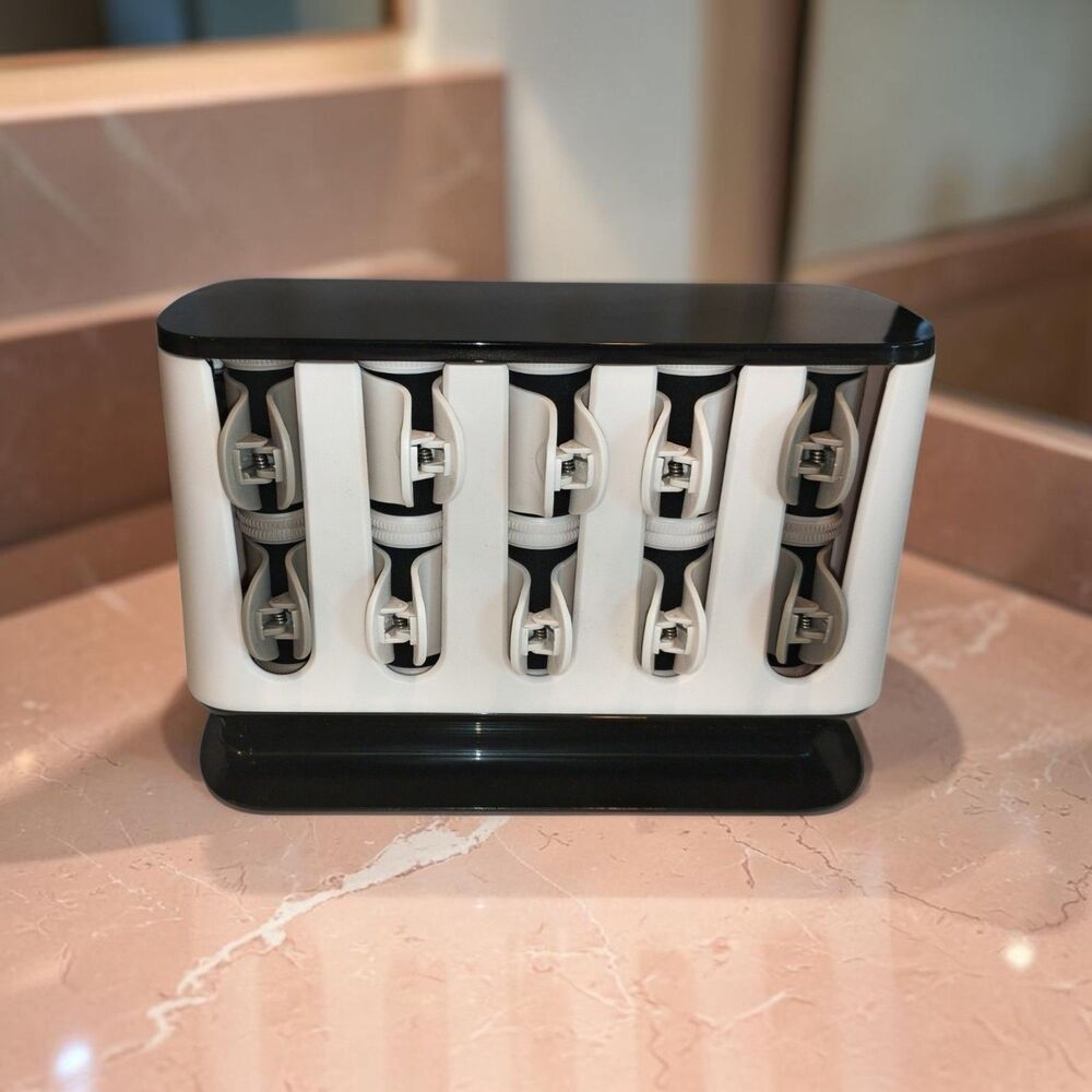 Remington Hot Hair Rollers Proluxe Thermaluxe Ceramic Setter 20 Rollers w Clips